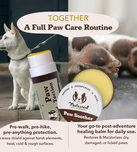 Pawtection, 1 Oz Tin, Veterinarian-Approved, All-Natural Dog Paw Balm and Moisturizer, Nourishing Dog Paw Protector for Rough Terrain and Harsh Temperatures