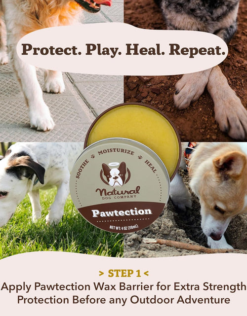 Load image into Gallery viewer, Pawtection, 1 Oz Tin, Veterinarian-Approved, All-Natural Dog Paw Balm and Moisturizer, Nourishing Dog Paw Protector for Rough Terrain and Harsh Temperatures
