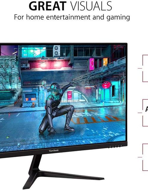 Load image into Gallery viewer, OMNI VX2718-P-MHD 27 Inch 1080P 1Ms 165Hz Gaming Monitor with Adaptive Sync, Eye Care, HDMI and Displayport, Black

