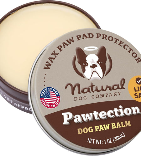 Pawtection, 1 Oz Tin, Veterinarian-Approved, All-Natural Dog Paw Balm and Moisturizer, Nourishing Dog Paw Protector for Rough Terrain and Harsh Temperatures