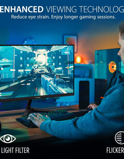 Load image into Gallery viewer, OMNI VX2718-P-MHD 27 Inch 1080P 1Ms 165Hz Gaming Monitor with Adaptive Sync, Eye Care, HDMI and Displayport, Black

